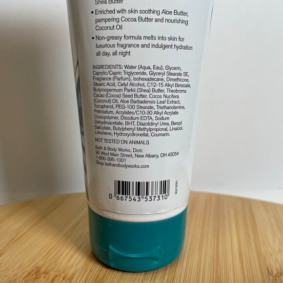 Bath & Body Works Bali Blue Surf Body Cream 8 oz Ultra Shea Cocoa Butter Aloe - Picture 6 of 6